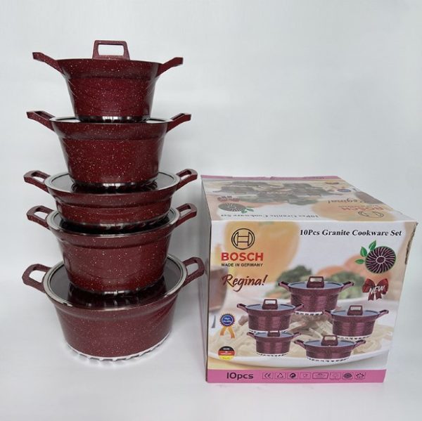 BMN Pot 10 pieces granite coating pot set