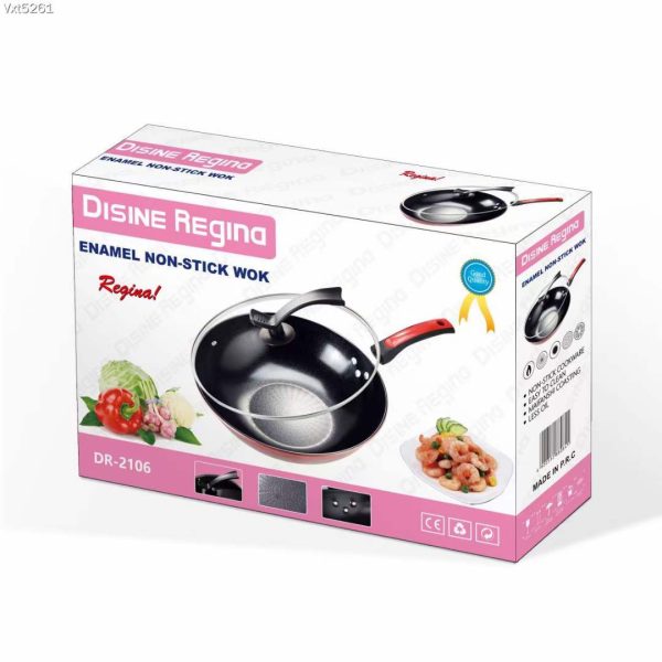 Dessini Enamel Non Stick Wok.